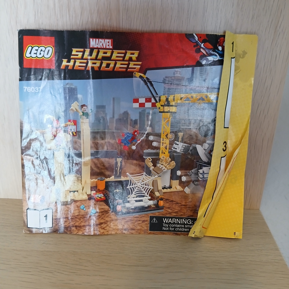 LEGO 76037 Marvel Super Heroes MANUAL Booklet 1 ONLY/3‎ Pieces